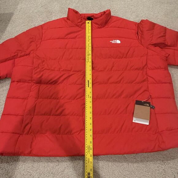 NEW The North Face Big Aconcagua 3 Jacket Puffer 600 Fill Men 4X Fiery Red - Picture 6 of 11